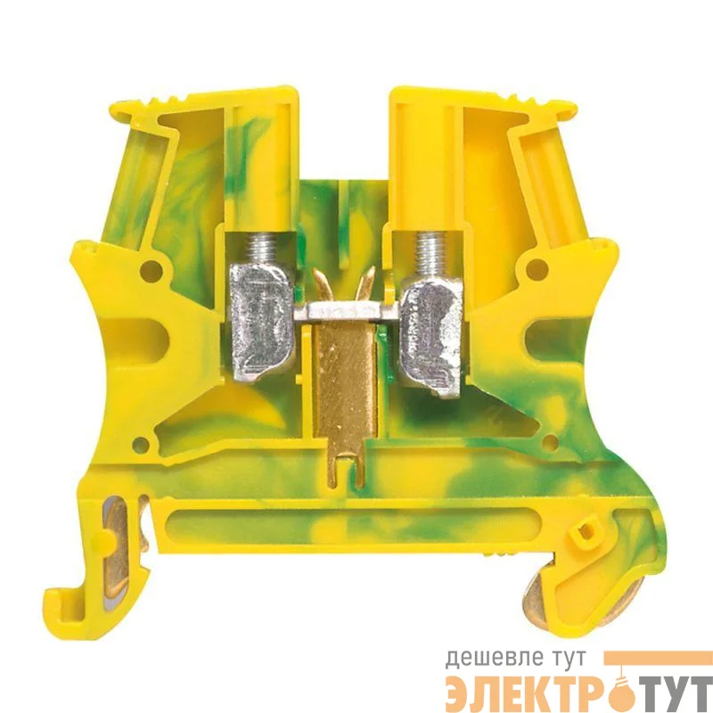 Блок клеммный Viking3 4х6мм жел/зел. Leg 037171