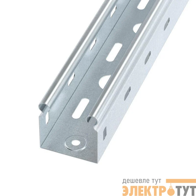 Лоток листовой перфорированный 50х50 L3000 сталь 0.6мм S3 DKC SPL3505