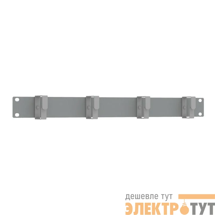 Органайзер кабельный 1U 4 кольца EKF ITACO4