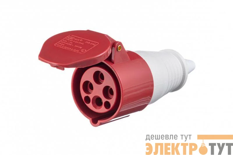 Розетка кабельная 16А 380В 3P+E тип. роз. 214 IP44 SchE 26011DEK