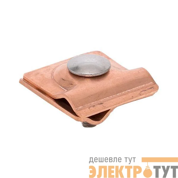 Зажим прута универсальный (пластина 45х45мм) Cu PROxima EKF lp-g3103-cu