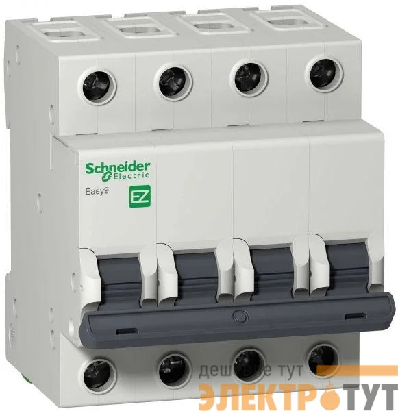 Выключатель автоматический модульный 4п C 40А 4.5кА EASY9 =S= SchE EZ9F34440