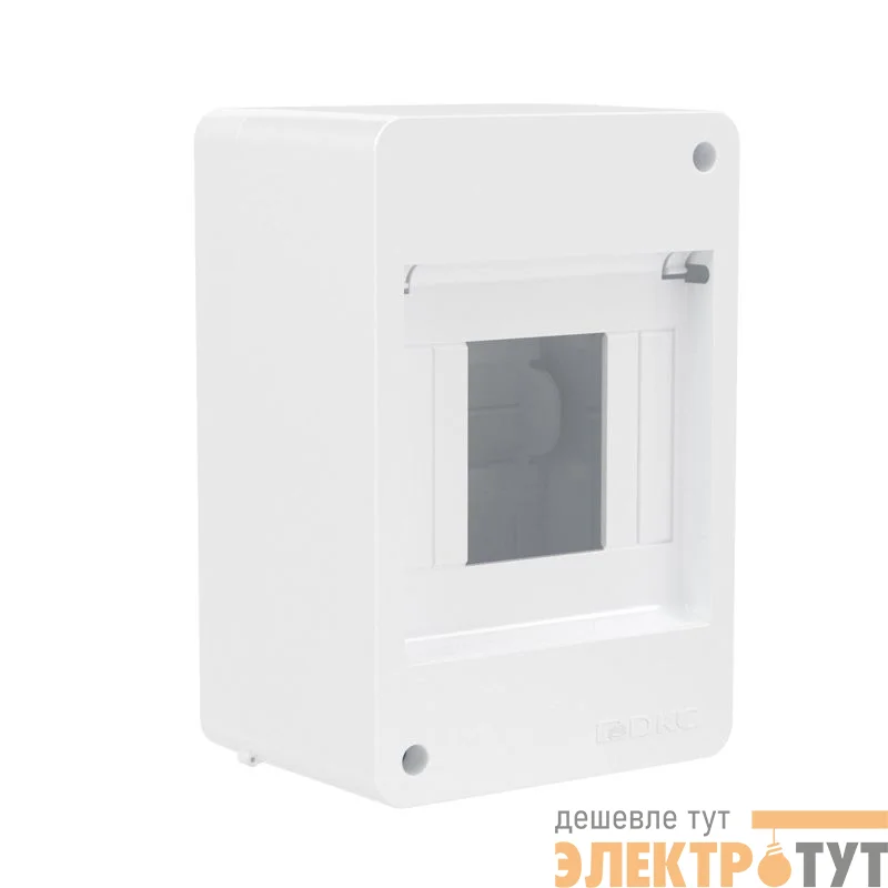 Щиток 4 мод настенный без дверцы бел. DKC F04W0W0