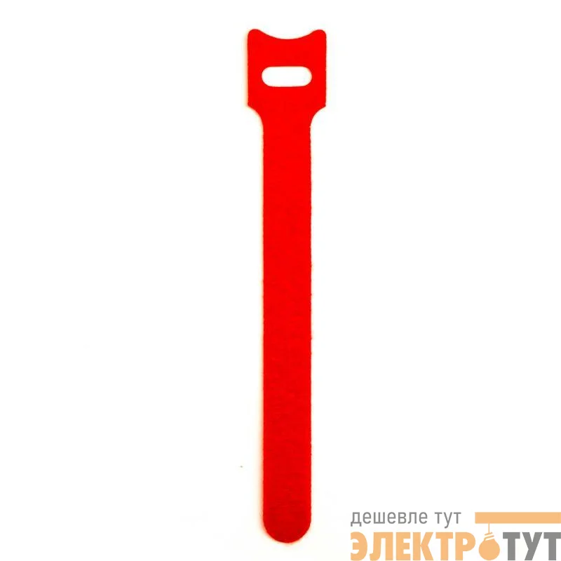 Хомут мягкий многоразовый на тканевой основе 200х12.5 красн. (уп.10шт) DKC 282013RD