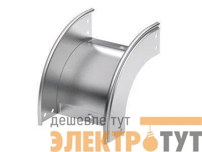Угол для лотка вертикальный внешний 90град. 80х80 CD 90 в компл. с крепежн. элемент. DKC 36801K