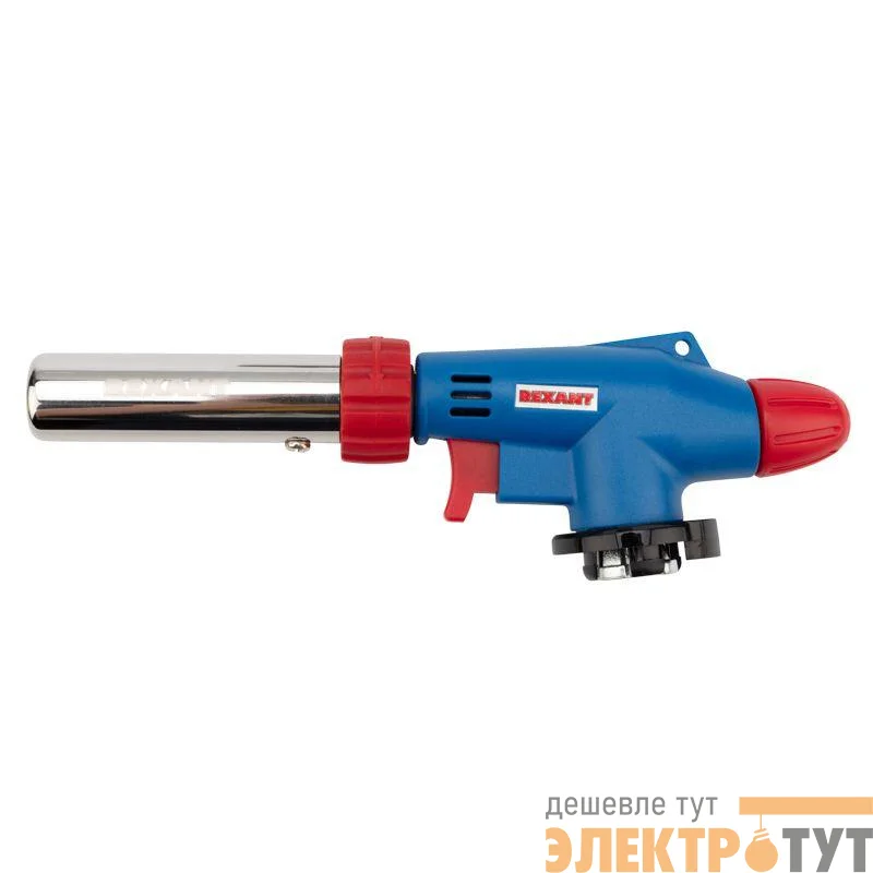 Горелка-насадка газовая GT-31 360град. с пьезоподжигом Rexant 12-0031