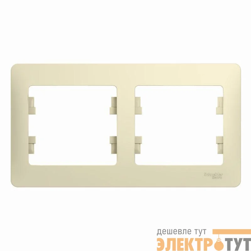 Рамка 2-м Glossa горизонт. беж. SE GSL000202