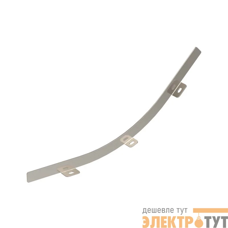 Перегородка SEP для вертикального внутреннего угла 45град. H100 R600 цинк-ламель в комплекте с крепежными элементами для монтажа DKC LSC41060KZL