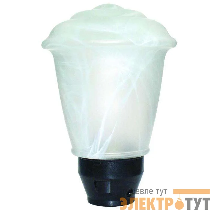 Светильник НТУ 06-60-02 "Фонарь 2А" 60Вт E27 IP44 мат. с алебастром /корпус черн. (инд. упак.) Элетех 1030480274