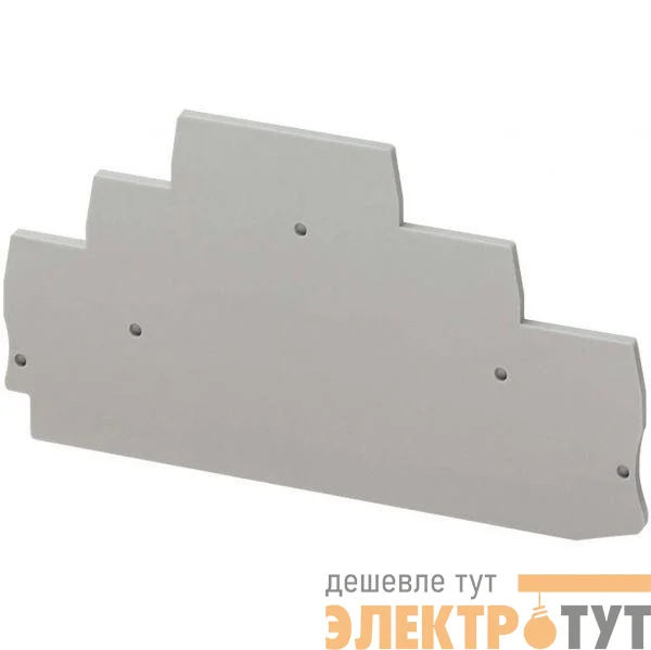 Крышка торцевая шир. 2.2мм 2уровня 6точек для пруж. клемм Nsytrr26T SchE NSYTRACRE26