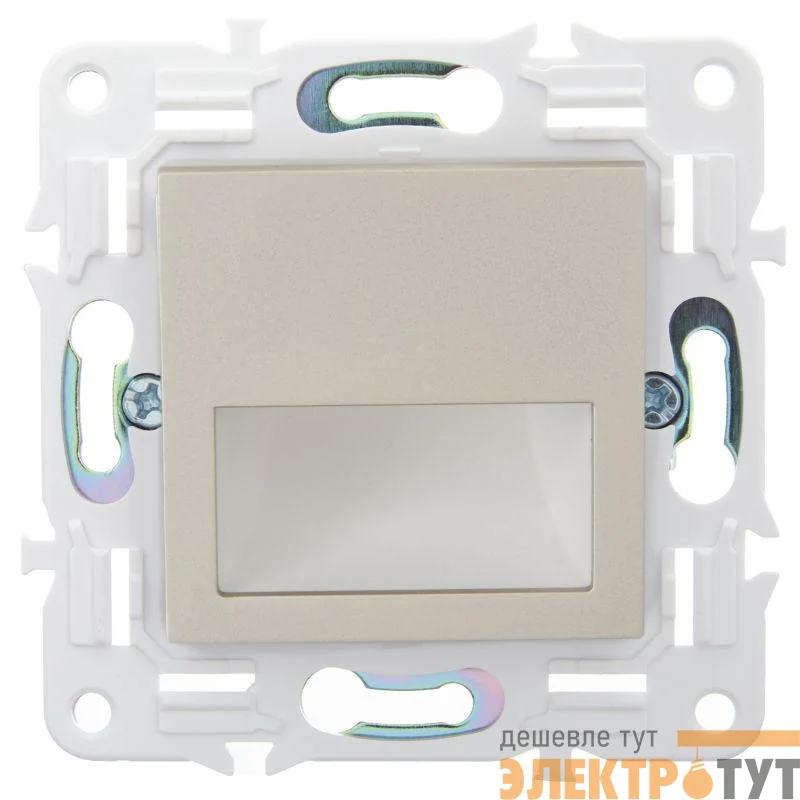 Подсветка светодиодная SKANDY встраив. SK-L01Sh шампань IEK SK-FL20-K37