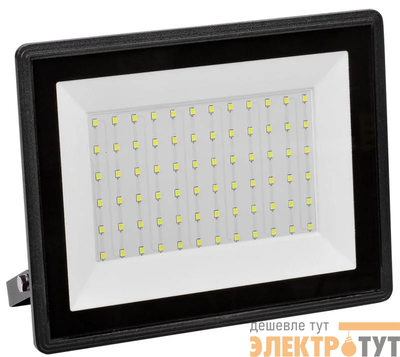 Прожектор светодиодный СДО 06-100 6500К IP65 черн. IEK LPDO601-100-65-K02