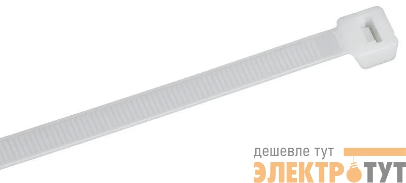 Хомут 8.8х1220мм P6.6 стандартный бел. (уп.100шт) IEK UHH30-D088-1220-100-K01