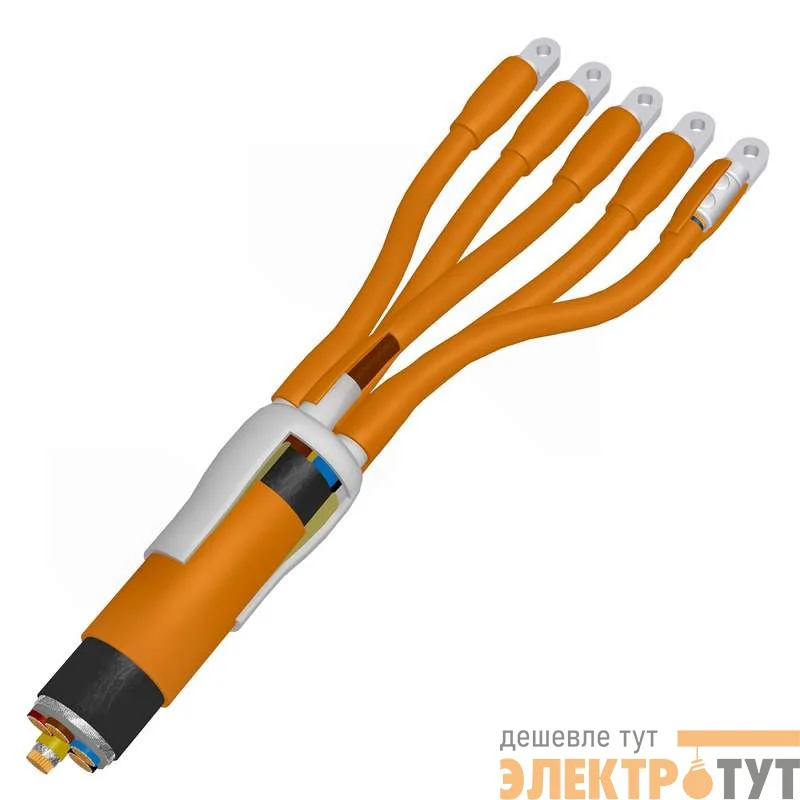Муфта кабельная концевая внутр. установки 1кВ 5ПКВтпнг-LS-в-16/25 с наконеч. Подольск 5pkvtpnglsvx016x25
