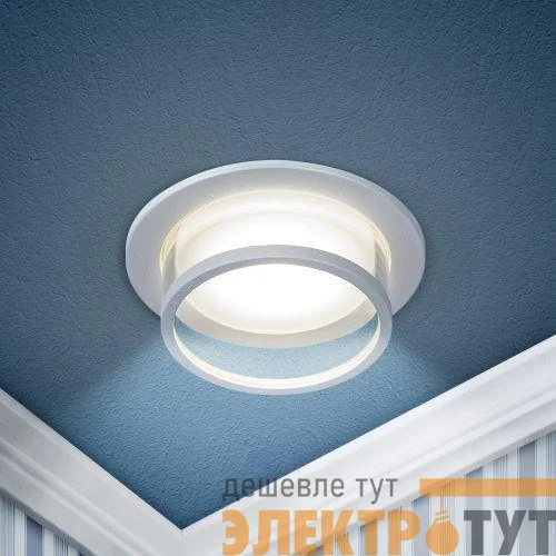 Светильник декоративный DK99 WH MR16 GU5.3 встраив. бел. ЭРА Б0058393