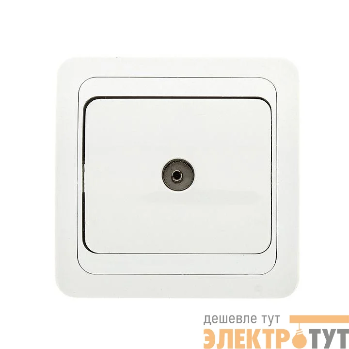 Розетка TV 1-м СП Лондон 750м бел. EKF EEA00-027-10