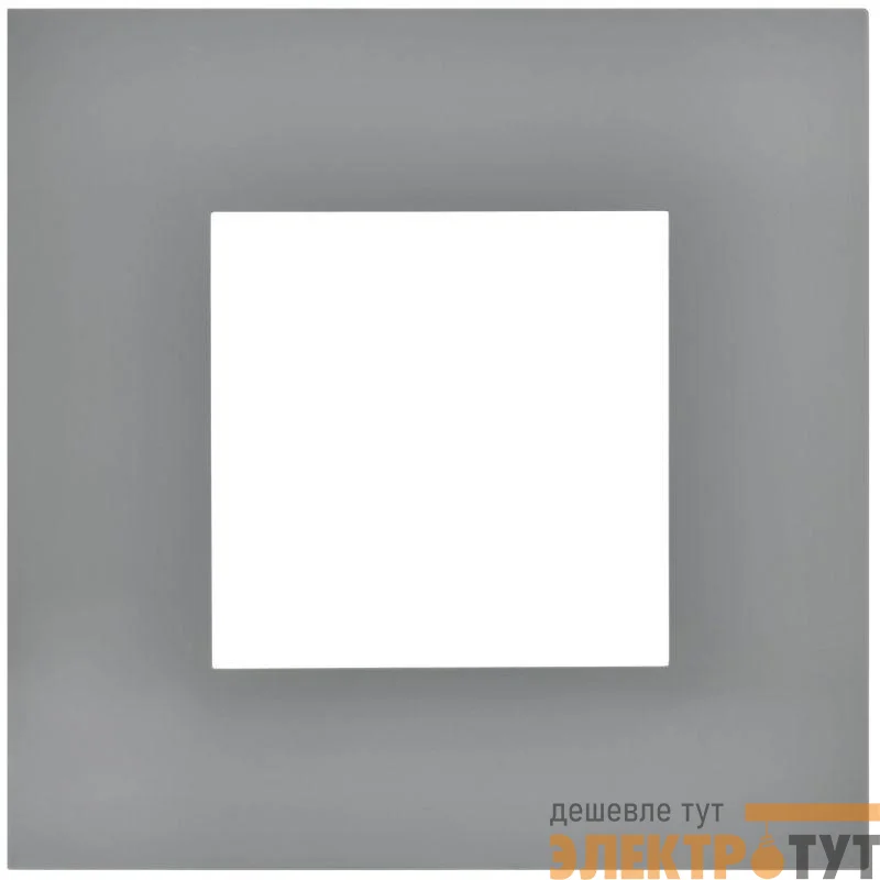 Рамка 1-м SKANDY SK-F01Gr сер. IEK SK-M12-K03