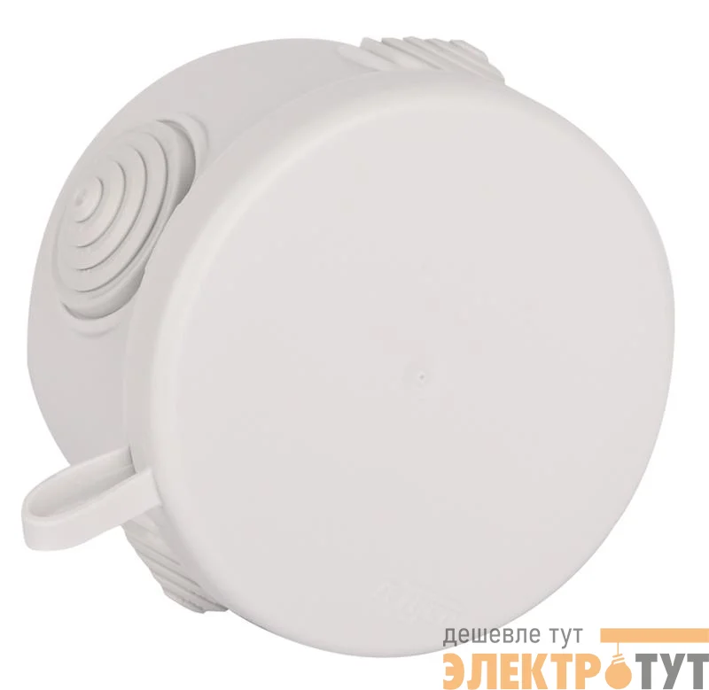 Коробка распаячная для ОП 80х50мм сер. Ruvinil 67025М