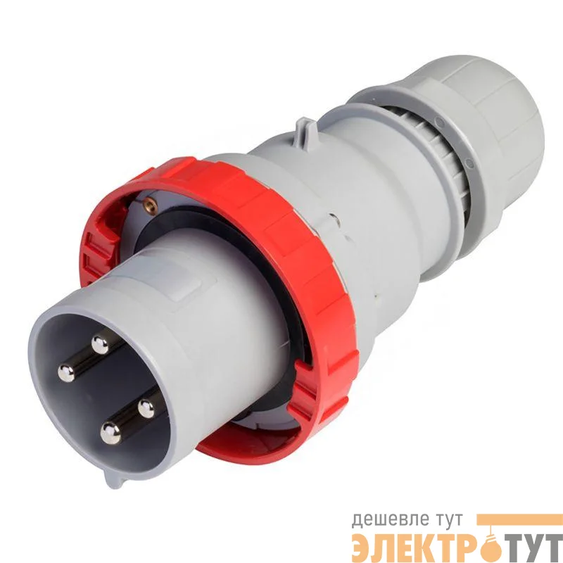 Вилка эл. каб. 63А 3P+E 400В IP67 DKC DIS2186336