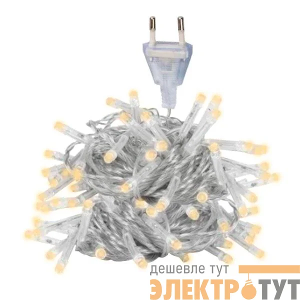 Гирлянда AC-G01-120Y 120LED 12.8м 8реж. 220В желт. ФАZА 5047631