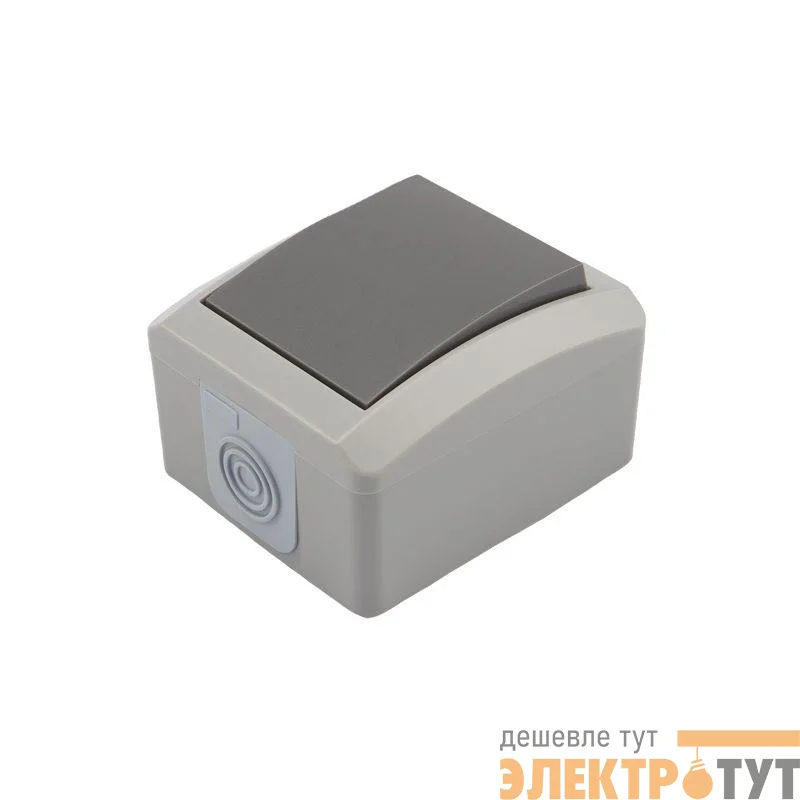 Выключатель 1-кл. ОП INDUSTRIAL IP54 сер. Kranz KR-78-0608