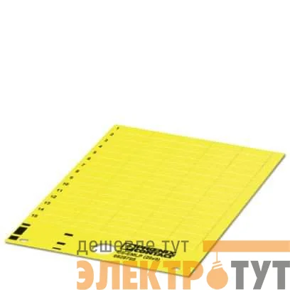 Табличка пластиковая US-EMLP (20х9) YE Phoenix Contact 0828883