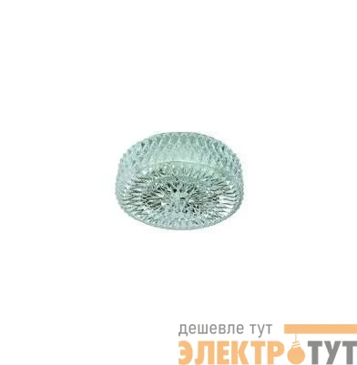 Светильник НПО 22-60-240 "Таблетка 3777" d200 1х60Вт E27 IP20 хрусталь Элетех 1005151161