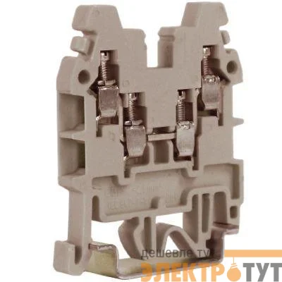 Клемма винт. CBR.2/GR 2.5кв.мм 2-х уров. сер. DKC ZCR110GR