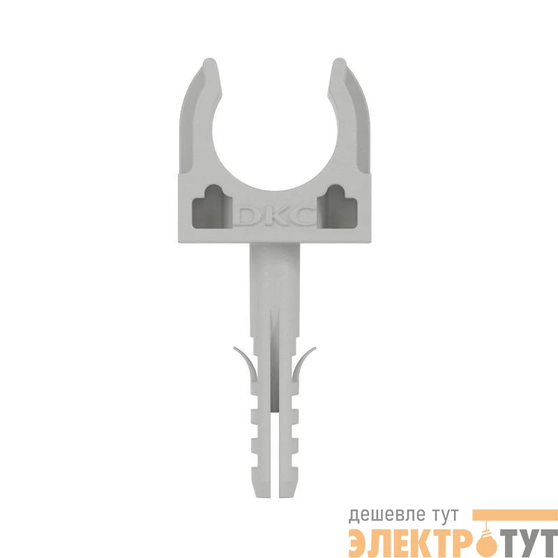 Держатель для труб (клипса) d16мм с защелкой и дюбелем (уп.5шт) DKC 51316R5