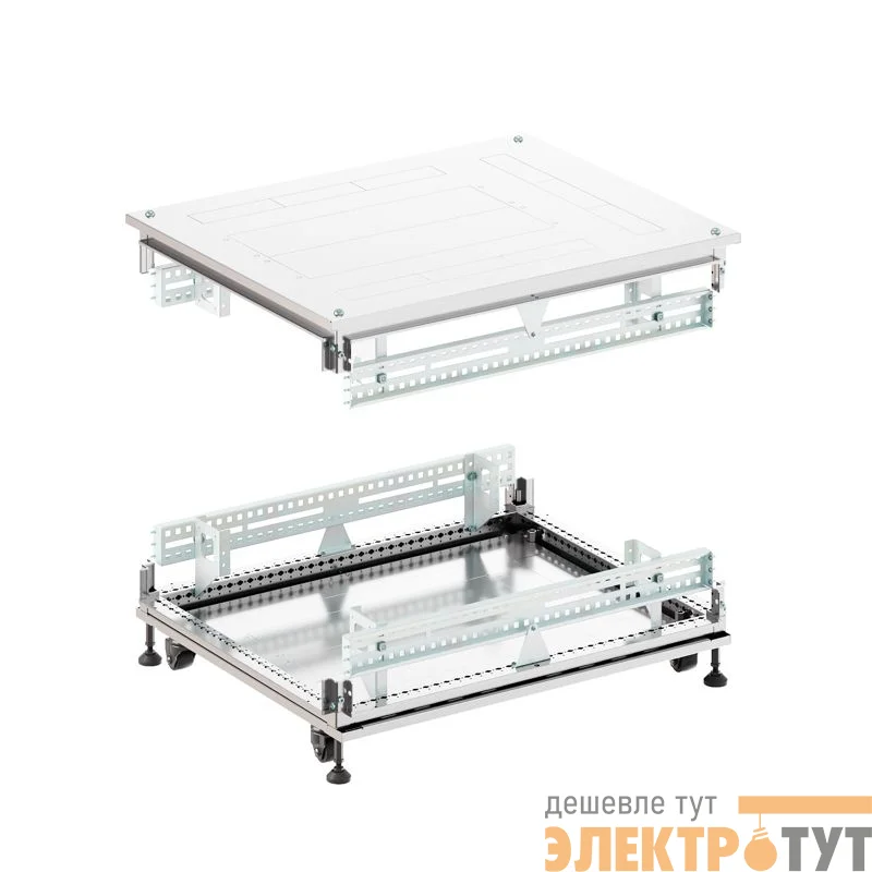 Крыша основание преперфорированные IT-CQE 800х800 RAL7035 DKC RGIT808F