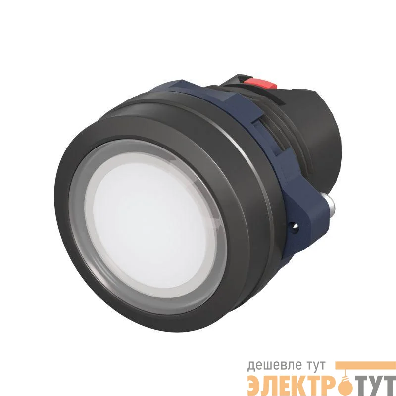 Головка кнопки плоская прозрачная без фиксации бел. DKC M22P-FMLWP