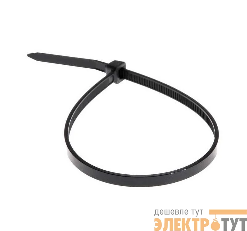 Хомут кабельный 4.8х350 нейл. черн. (уп.100шт) Rexant 07-0351