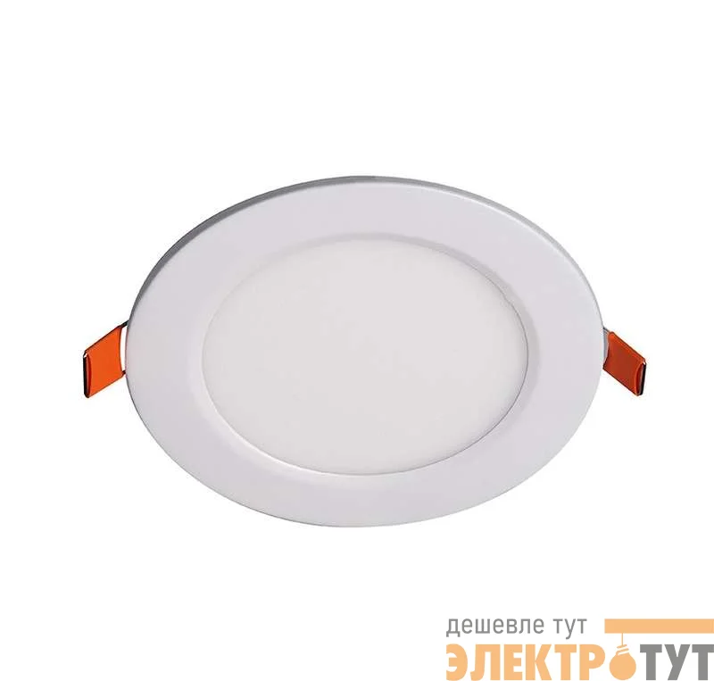 Светильник светодиодный PPL-R WH 6Вт 6500К IP40 d120мм ДВО встраив. ультратонкий кругл. JazzWay 5008489A