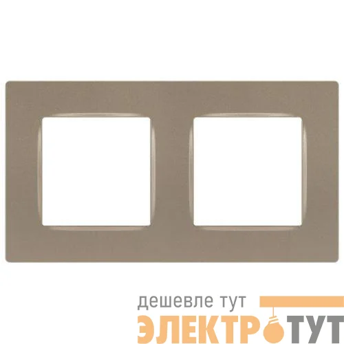 Рамка 2-м 12-5202-04 Классик шампань Эра Б0067722