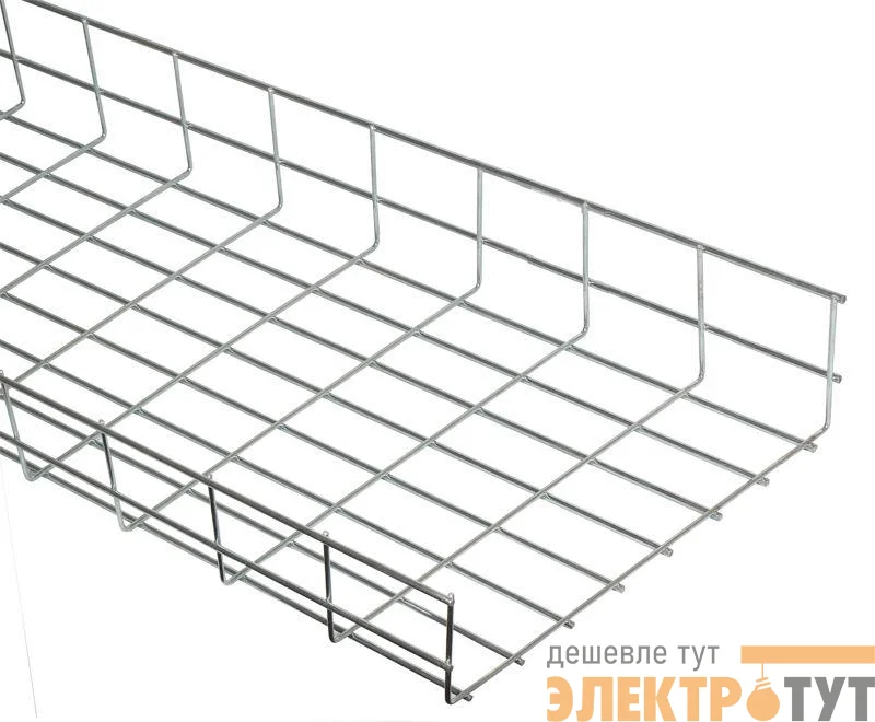 Лоток проволочный 300х100 L3000 сталь 4мм INOX нерж. IEK CLWG10-100-300-3-INOX