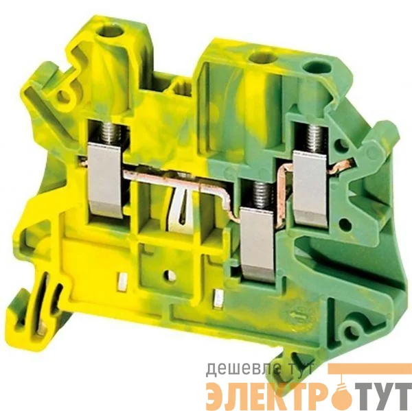 Клемма винт. защ. 3 точки подкл. 4кв.мм SchE NSYTRV43PE