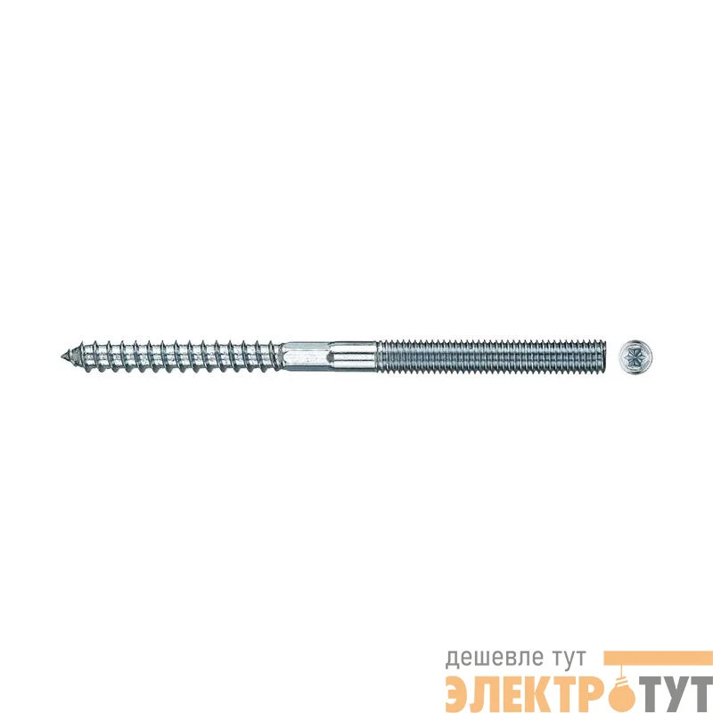 Шпилька сантехническая М8 L80 (уп.4шт) Zitar 112232