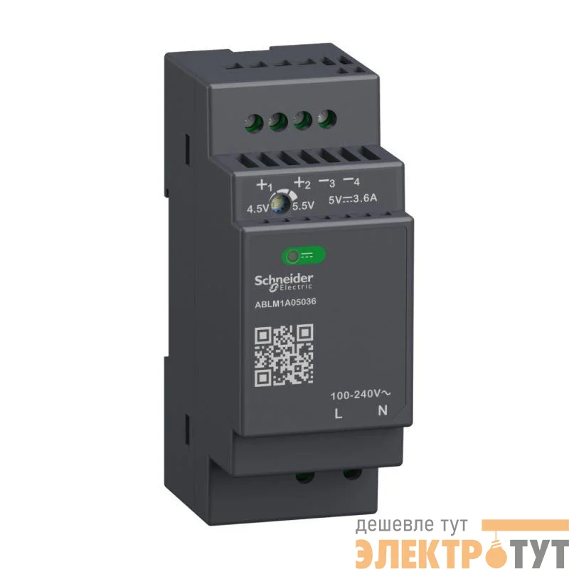 Блок питания модульный ABL MODICON 5В 18Вт SchE ABLM1A05036