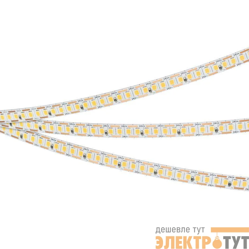 Лента светодиодная RT-A200-8mm 24V Warm 3000К-CX1 16Вт/м IP20 резка 1 светодиод (уп.5м) Arlight 046941