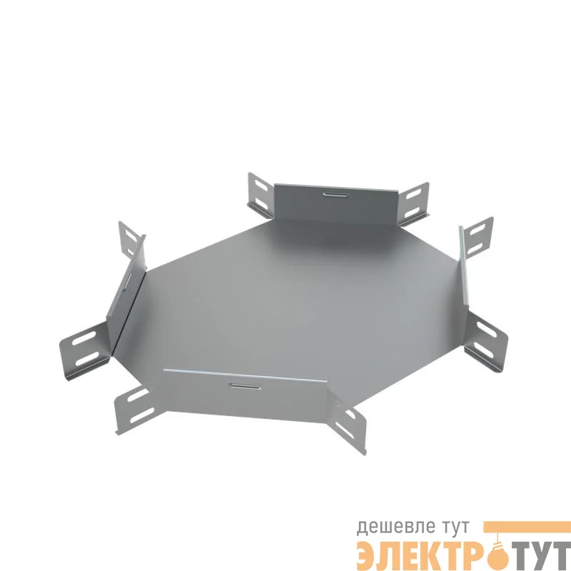 Ответвитель для лотка Х-образ. 300х50 сталь 1мм XD50-300 КМ LO0143