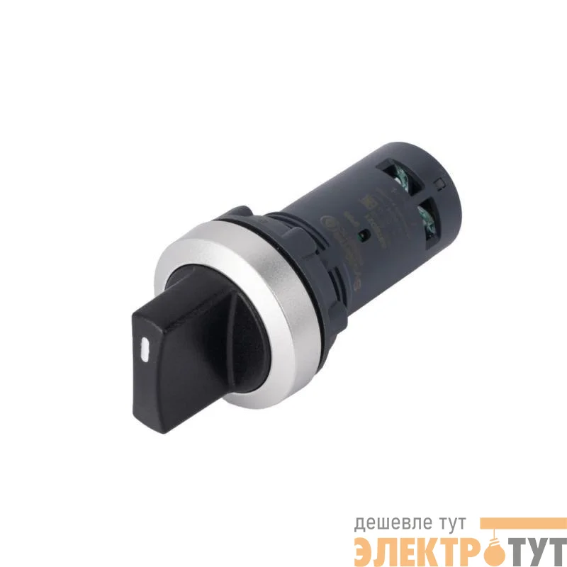 Переключатель SB7 моноблочный 22мм 3поз. с фиксацией металл 2НО IP65 SE SB7ED33