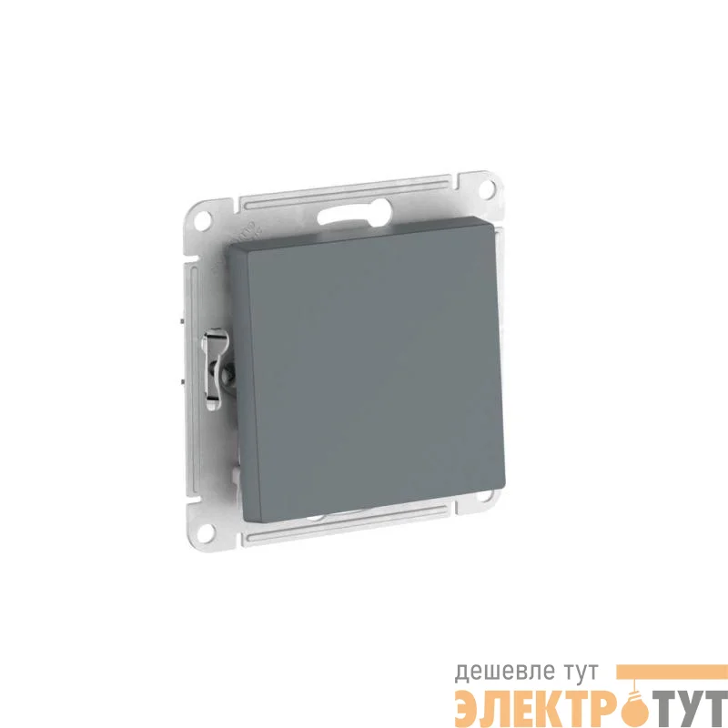 Выключатель AtlasDesign (сх. 1) 10AX с самовозвратом быстрозажим. клем. механизм грифель SE ATN000715S