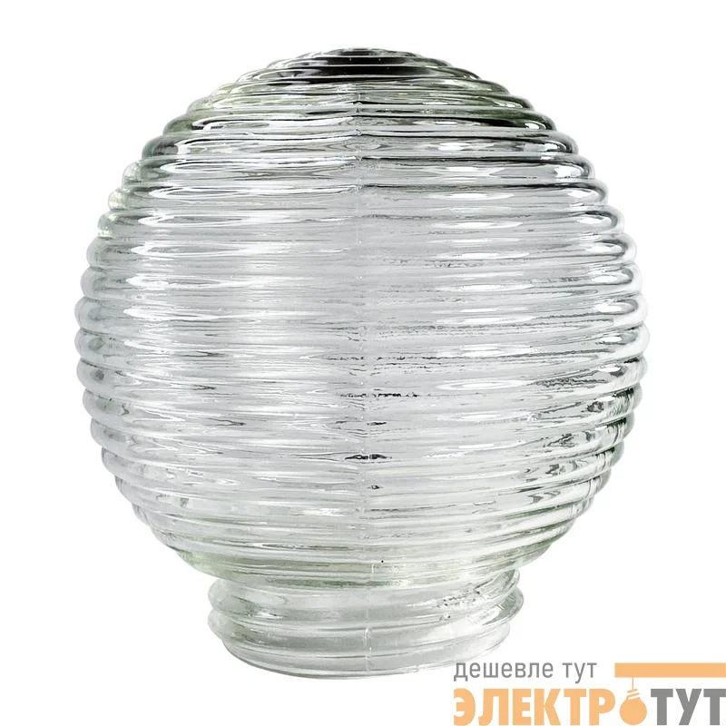 Рассеиватель НББ 62-009-А 85 "Кольца" стекло прозр. (в пленке) Элетех 1071250484