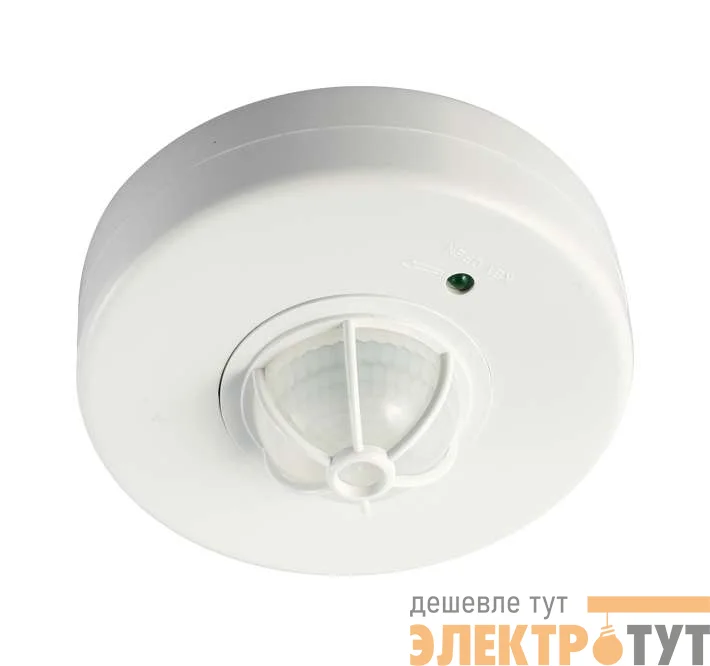 Датчик движения PMS-IR 024 1200Вт 360град. 2-6м IP20 WH JazzWay 5012974