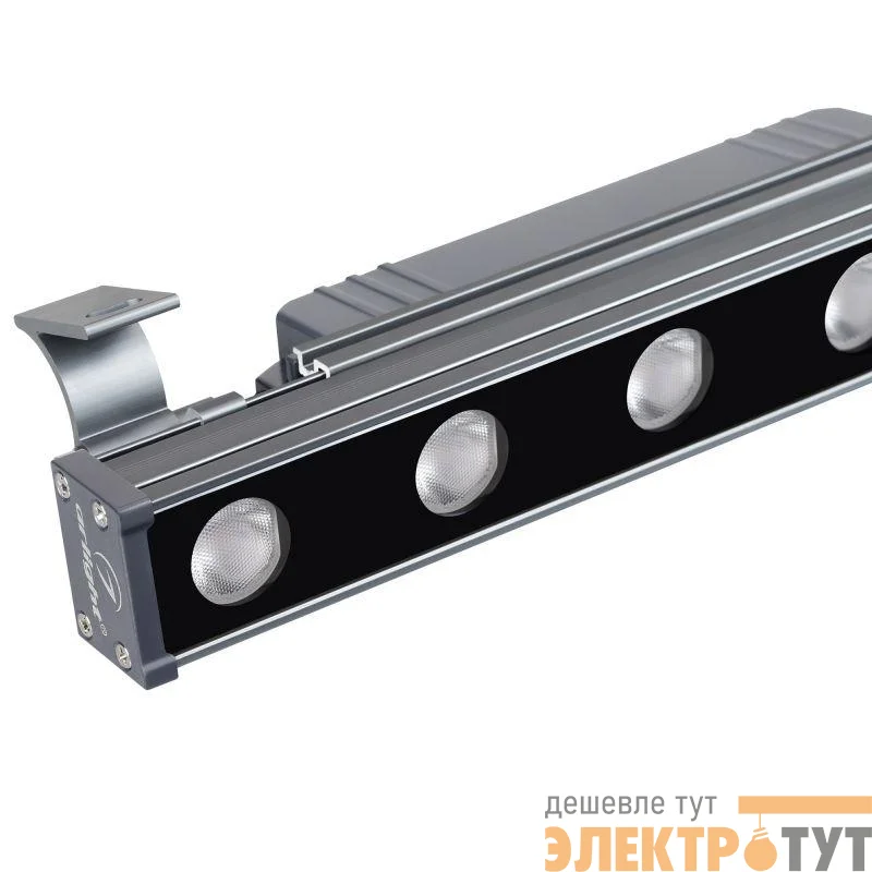 Прожектор линейный AR-LINE-300-6W Warm3000 (GR 30 deg 230В) IP65 металл Arlight 045366