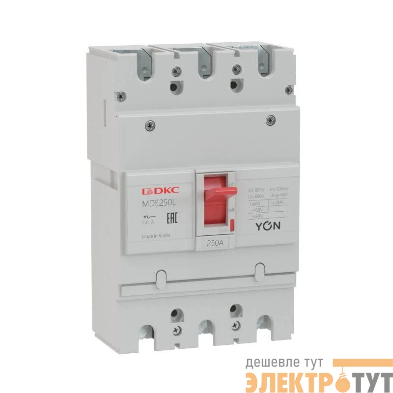 Выключатель автоматический в литом корпусе YON MDE250H250 DKC MDE250H250