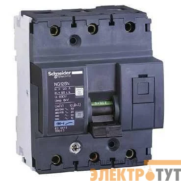 Выключатель автоматический модульный 3п C 32А 25кА NG125N SchE 18636