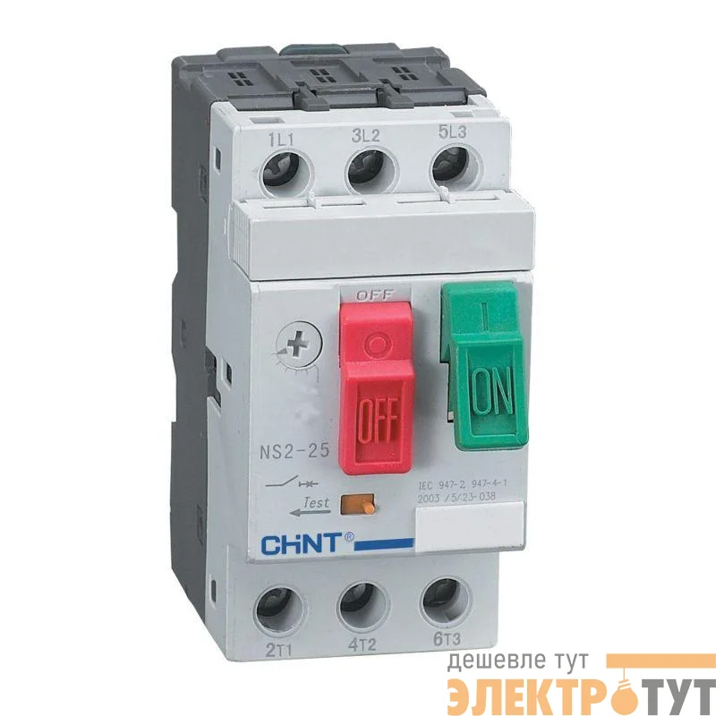 Выключатель автоматический для защиты двигателя 16-25А NS2-80B (R) CHINT 495086