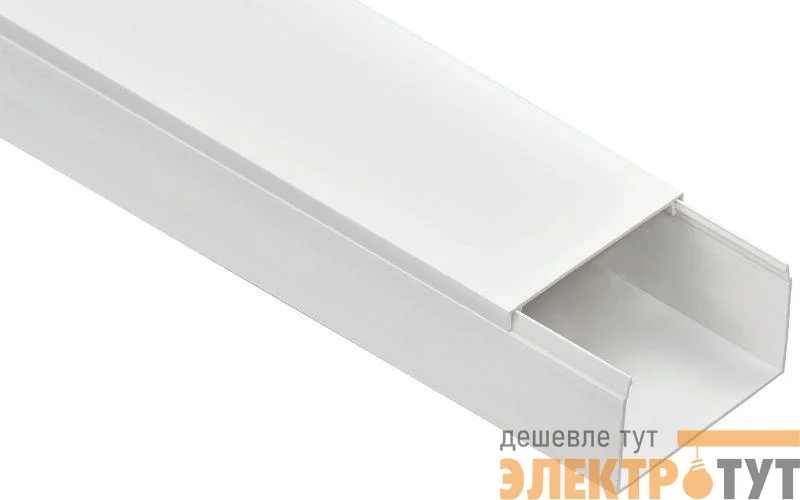 Кабель-канал 80х60 L2000 пластик ЭЛЕКОР IEK CKK10-080-060-1-K01-008