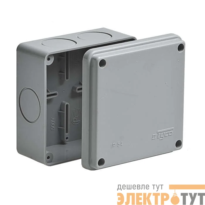 Коробка распределительная ОП 100х100х50мм IP54 без гермет. Ruvinil 67049